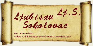 Ljubisav Sokolovac vizit kartica